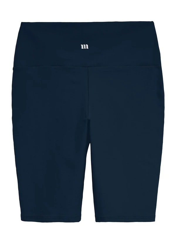 Malwee - Bermuda Feminina Plus em Malha Eco Active Azul 2