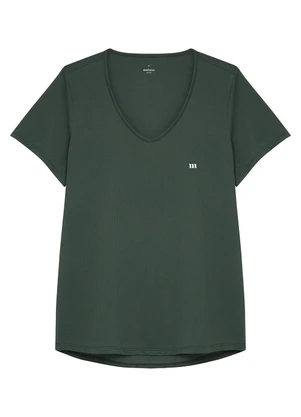 Malwee - Blusa Mullet Dry Plus Active Verde Petróleo - MALWEE