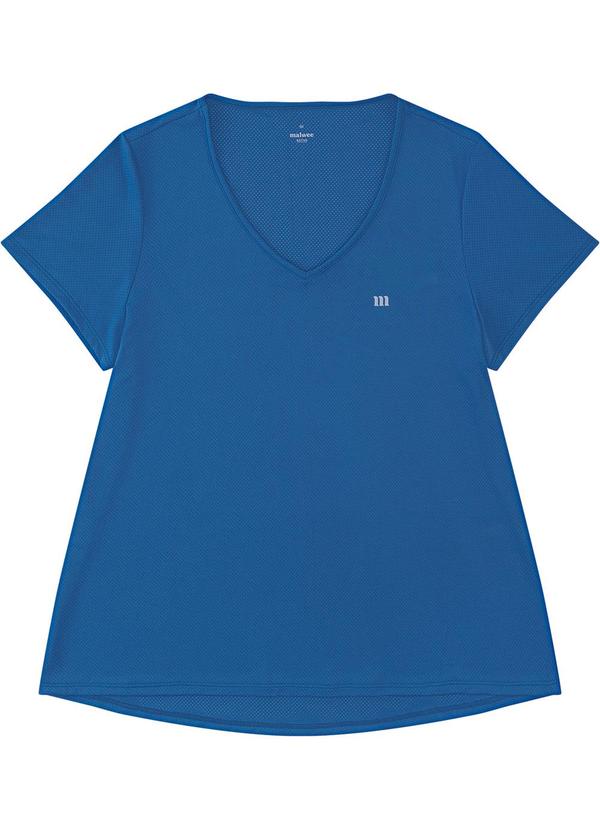 Malwee - Blusa Mullet Dry Uv50+ Plus Azul