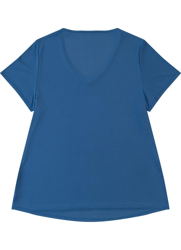 Malwee - Blusa Mullet Dry Uv50+ Plus Azul 2