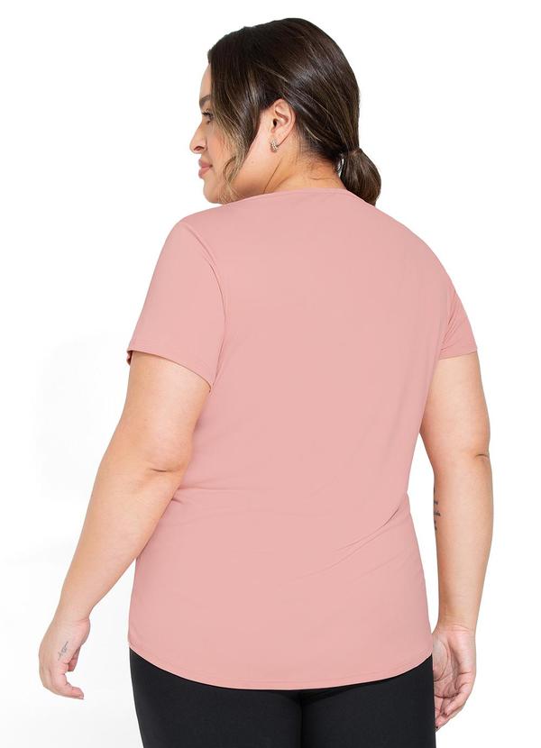 Enfim - Blusa Rosê Mullet Uv Feminina Plus 3