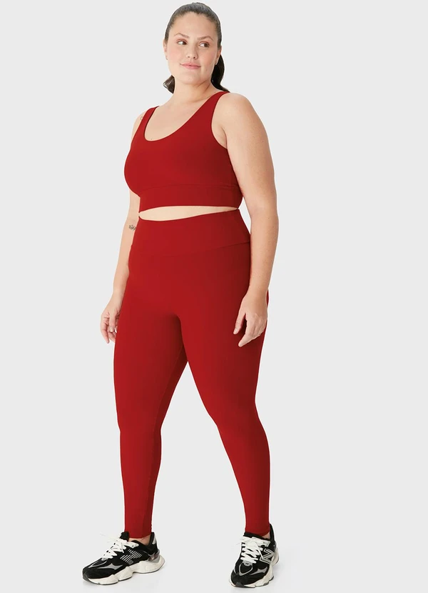Malwee - Calça Legging Malha Uv Plus Terracota 2