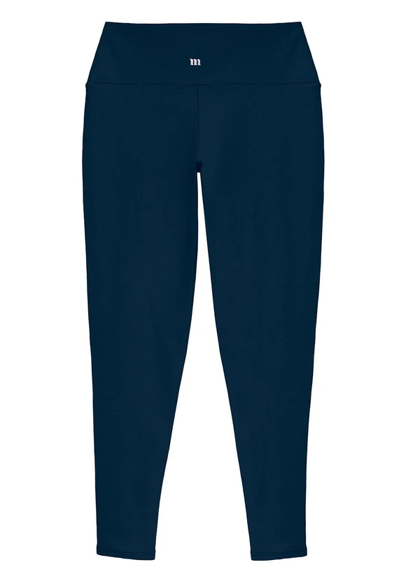 CALCA LEGGING PLUS EM MALHA ECO ACTIVE AZUL - MALWEE