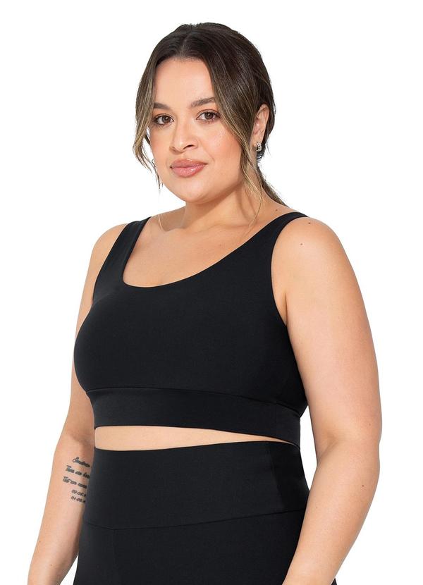 Enfim - Top Preto Regata Amni® Plus