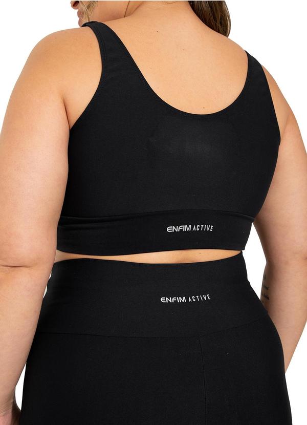 Enfim - Top Preto Regata Amni® Plus 3