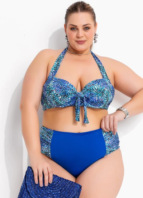 Marguerite - Busto Biquíni Folhagem em Malha Fria 3