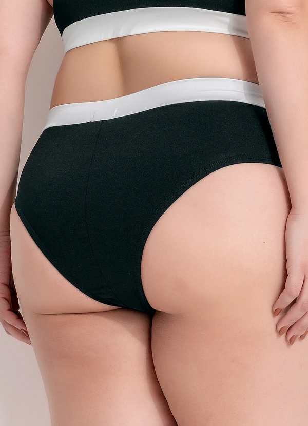 Marguerite - Biquíni Preto em Malha com Elastano 7