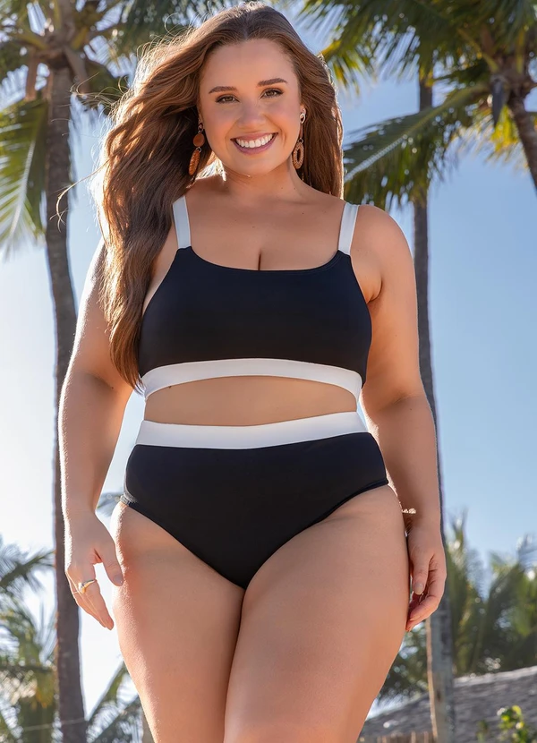 Marguerite - Top Biquíni Preto em Poliflex 7