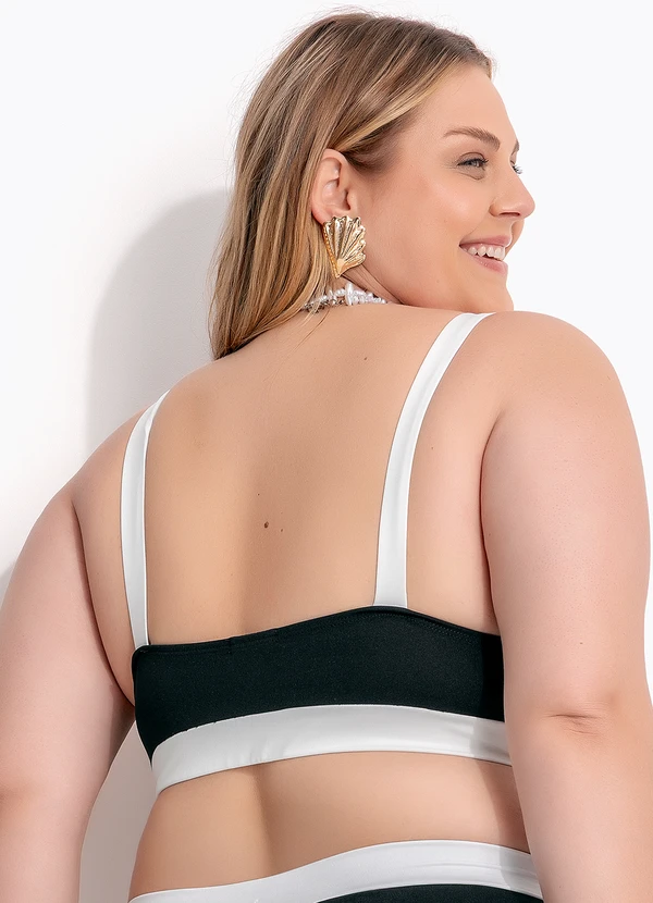 Marguerite - Top Biquíni Preto em Poliflex 5