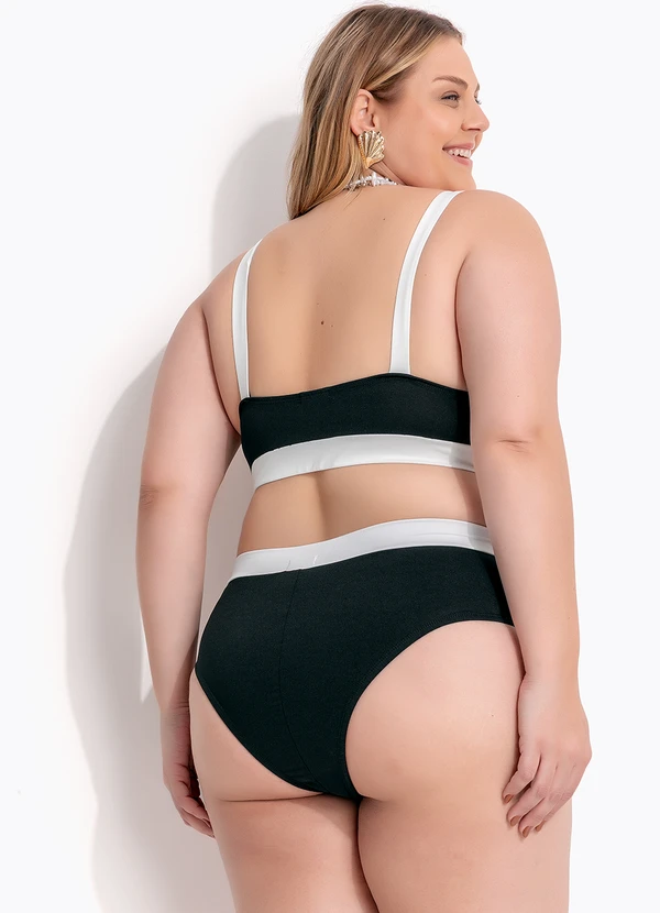 Marguerite - Top Biquíni Preto em Poliflex 2