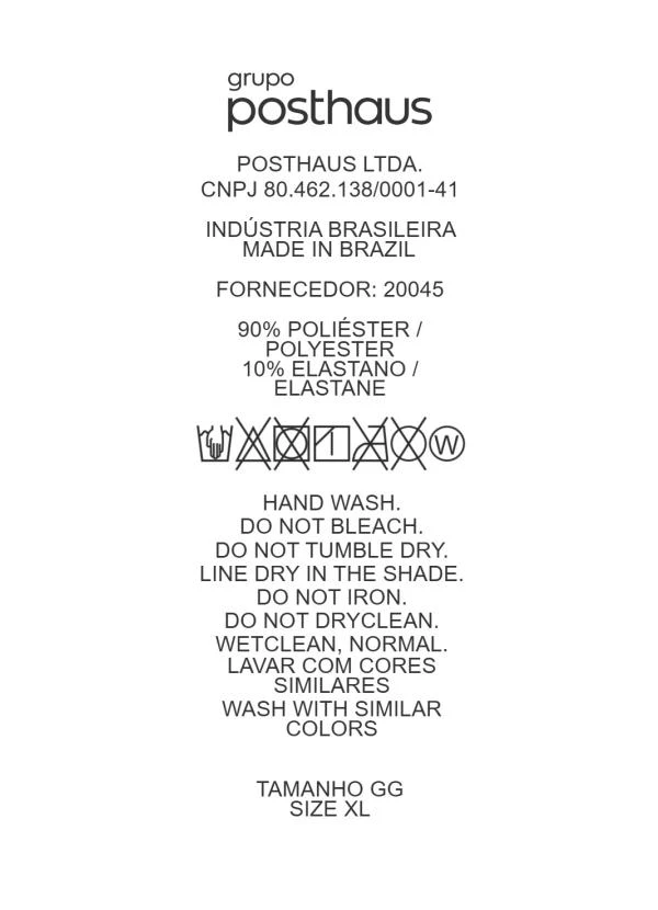 Marguerite - Top Biquíni Abstrato Preto Malha Fria 12