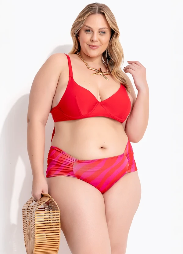 Marguerite - Biquíni Vermelho em Poliamida 8
