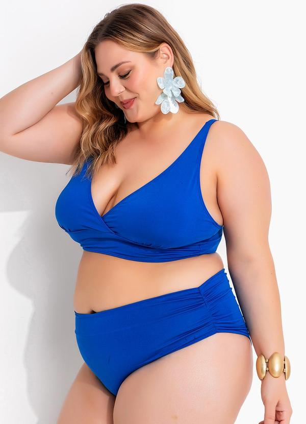 Marguerite - Busto Biquíni Azul Royal em Malha Fria 5