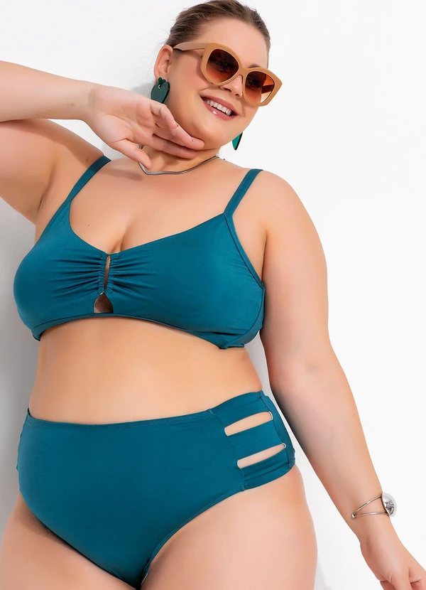 Marguerite - Busto Biquíni Verde Escuro em Malha Fria 6