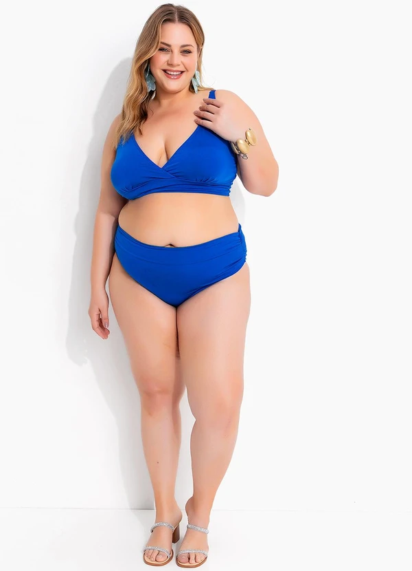 Marguerite - Calcinha Biquíni Azul Royal em Malha Fria 3