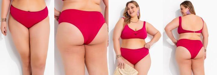 Calcinha Biquni Pink em Malha Fria