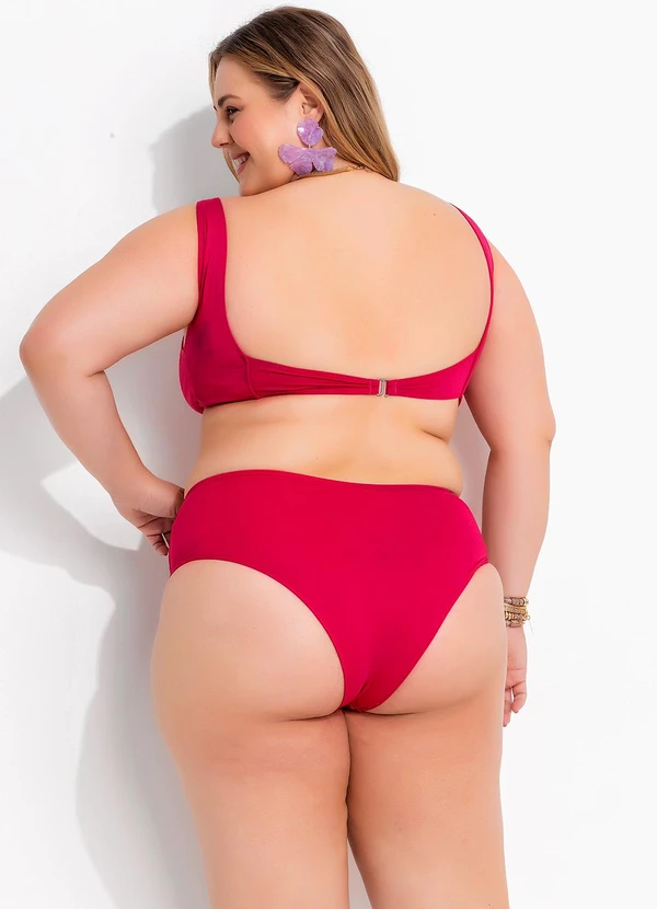 Marguerite - Calcinha Biquíni Pink em Malha Fria 4