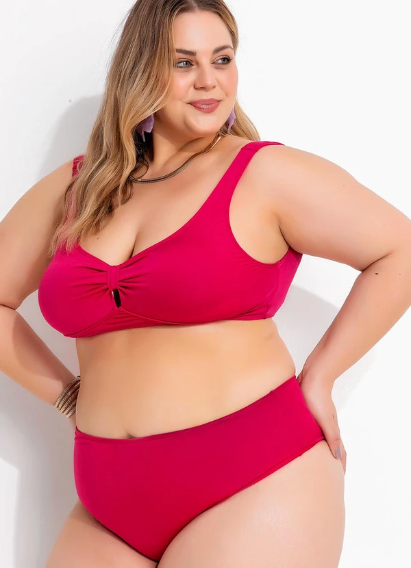 Marguerite - Calcinha Biquíni Pink em Malha Fria 5