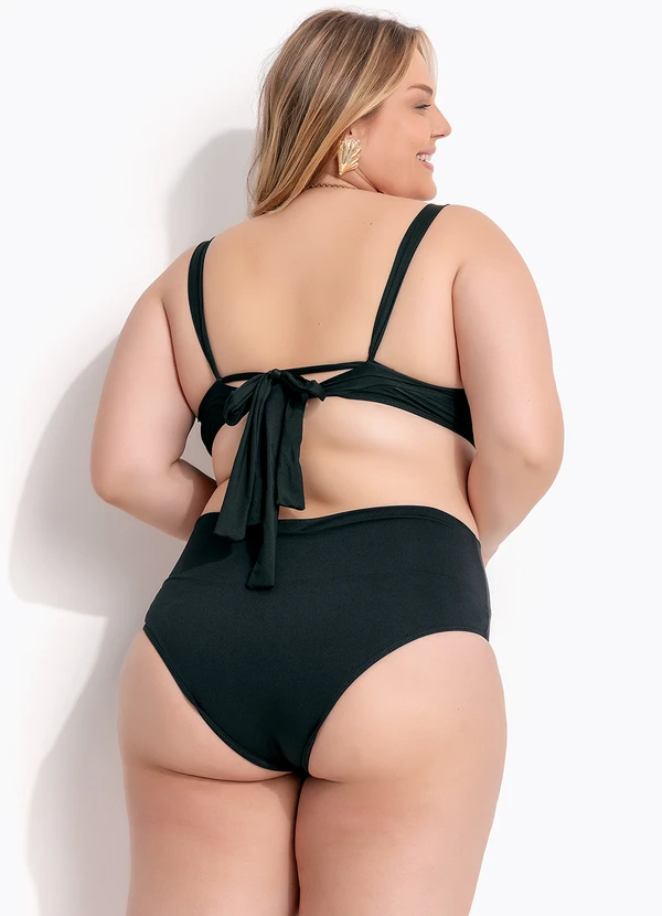Marguerite - Calcinha Biquíni Preta Hot Pants 13
