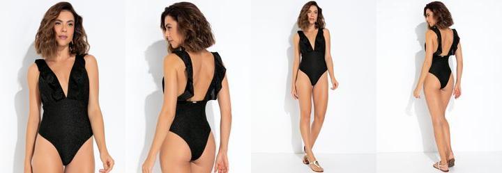 Mai Preto em Malha com Lurex