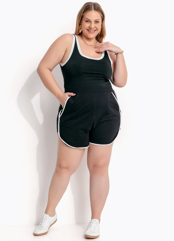 Marguerite - Maiô Preto em Poliflex 10