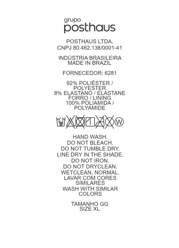 Marguerite - Maiô Preto em Poliflex 13