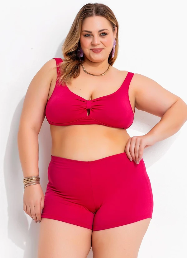 Marguerite - Short Biquíni Pink em Malha Fria 3