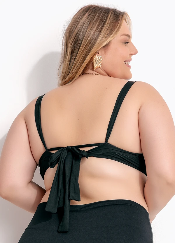 Marguerite - Top Biquíni Preto com Bojo 7