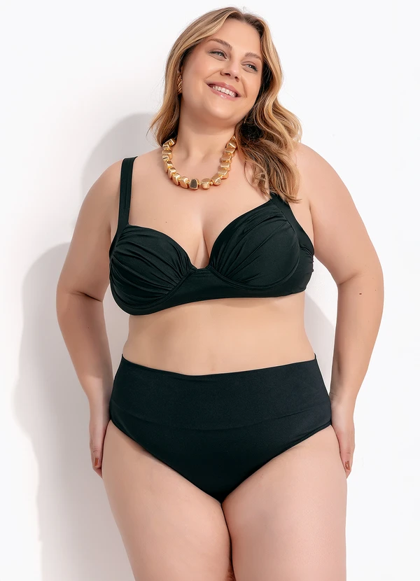 Marguerite - Top Biquíni Preto com Bojo 8