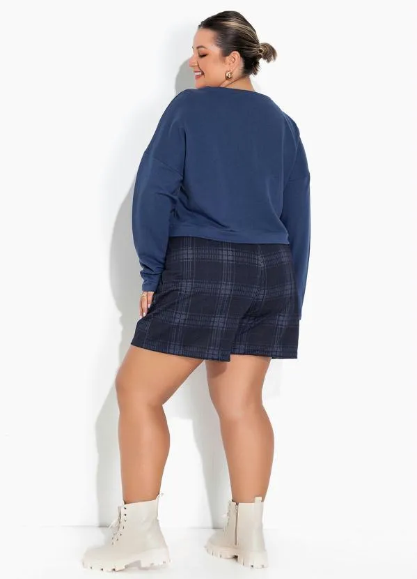 Marguerite - Casaco Azul Marinho Plus Size 4