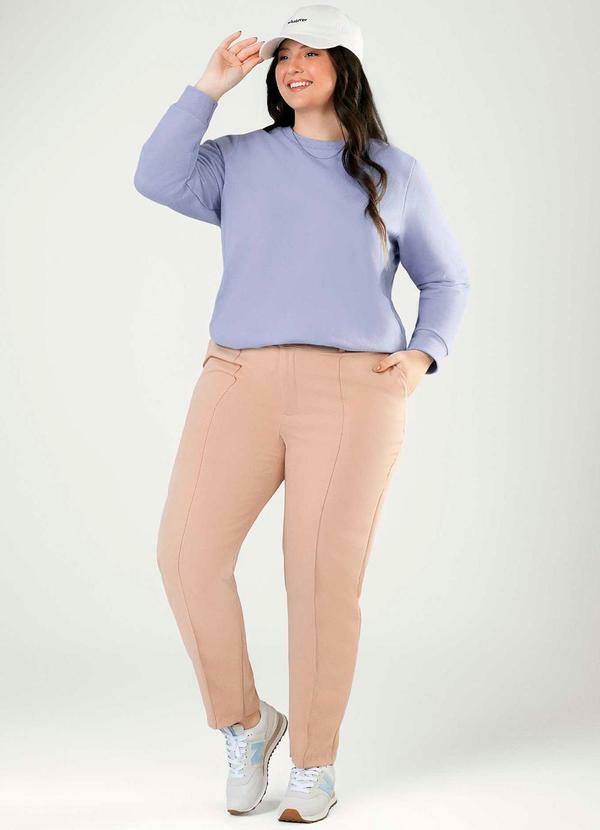 Cativa - Moletom Feminino Plus Size Azul 2