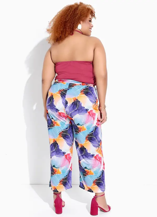 Marguerite - Calça Aquarela em Jersey Acetinado 4