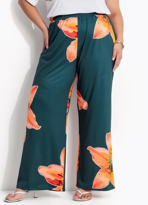 Marguerite - Calça Lírio Laranja em Malha Fria - MARGUERITE