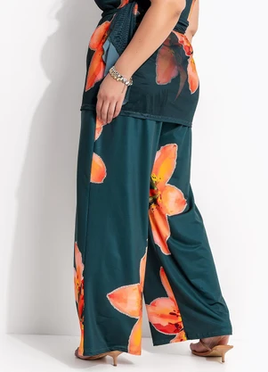Marguerite - Calça Lírio Laranja em Malha Fria - MARGUERITE