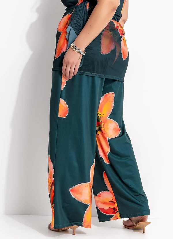 Marguerite - Calça Lírio Laranja em Malha Fria 2