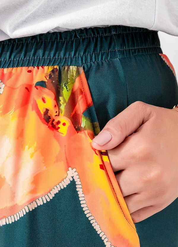 Marguerite - Calça Lírio Laranja em Malha Fria 3