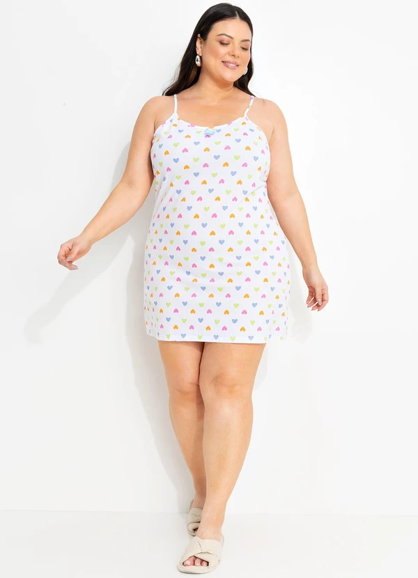 Marguerite - Camisola Corações Coloridos em Malha de Algodão 3