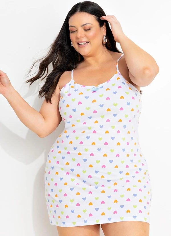 Marguerite - Camisola Corações Coloridos em Malha de Algodão 6