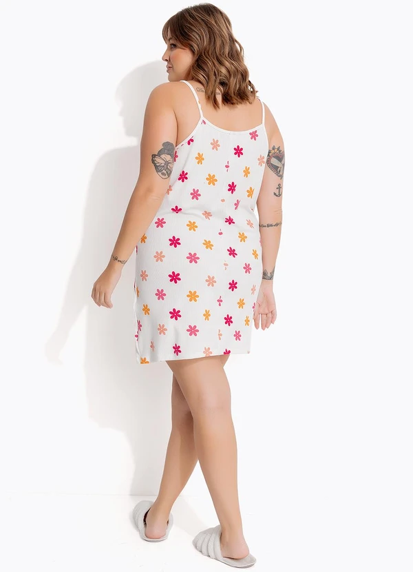 Marguerite - Camisola Flores em Malha Suede 3