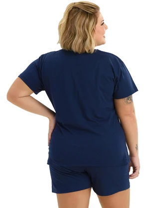 Be Blast - Pijama Verão Plus Size Inspira Azul - BE BLAST