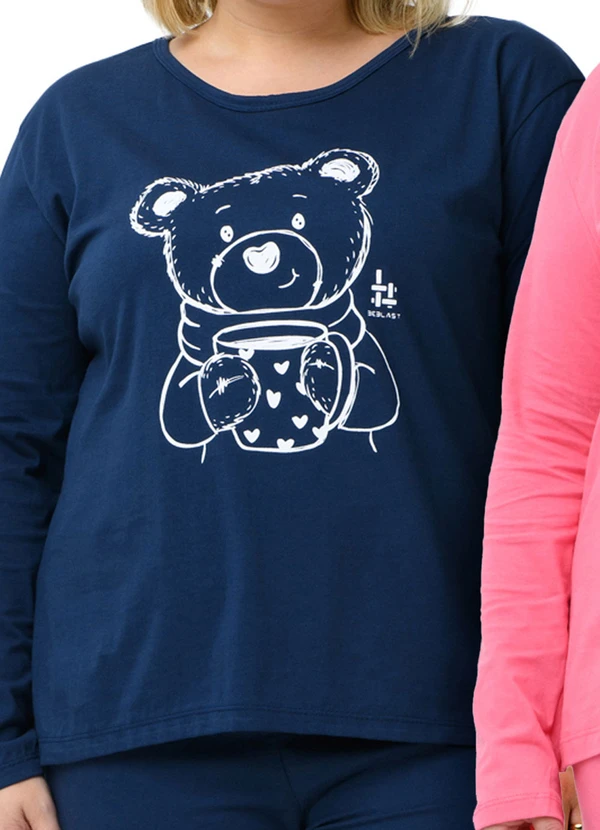 Be Blast - Kit 2 Blusas Manga Longa de Algodão  Multicores 2