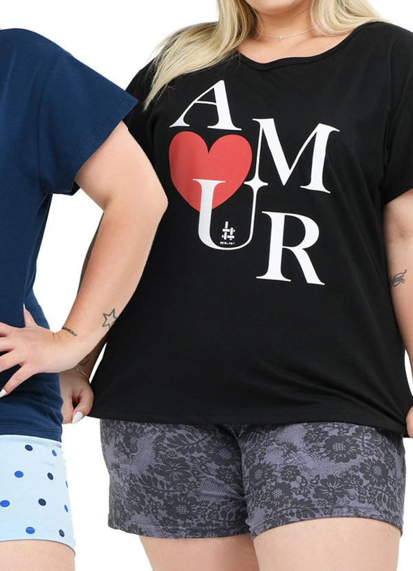 Be Blast - Kit 3 Pijamas 100% Algodão Multicores 1