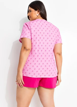 Marguerite - Pijama Corações em Malha - MARGUERITE
