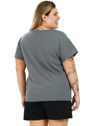 Be Blast - Pijama Curve Plus Size de Algodão Coala Cinza - BE BLAST