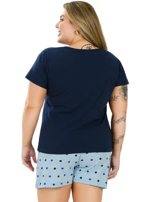 Be Blast - Pijama de Algodão Capivara Azul - BE BLAST