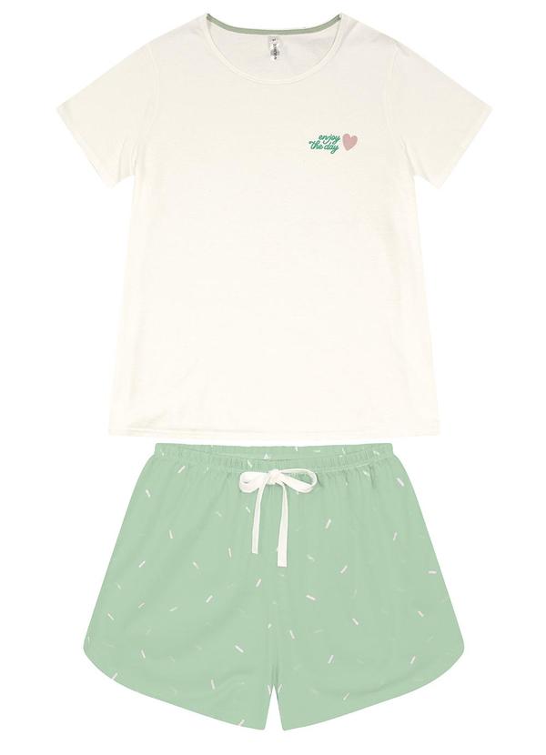 Malwee - Pijama Enjoy The Day Plus Off White 2