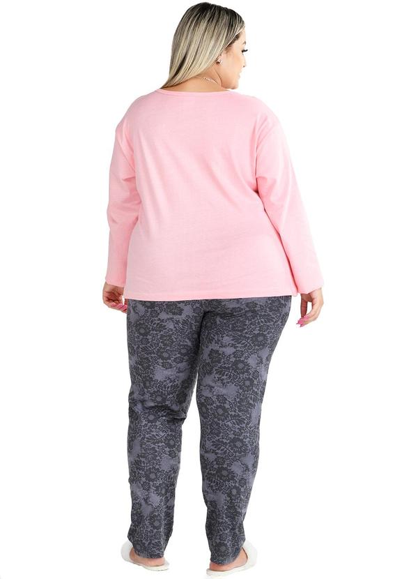 Be Blast - Pijama Inverno Plus Size Good Morning Bege 2