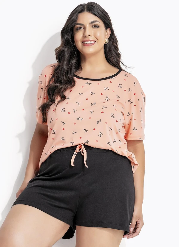 Marguerite - Pijama Love em Malha Suede Macia 3