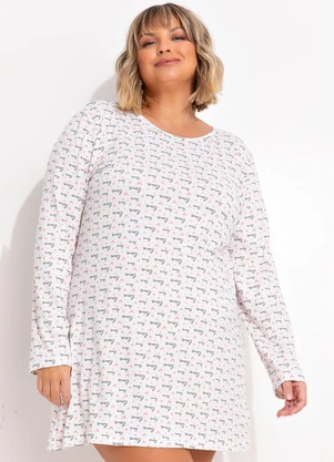 Marguerite - Pijama Love em Malha Suede - MARGUERITE