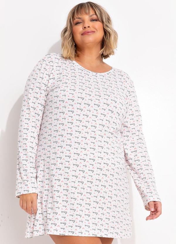 Pijama (Love) em Malha Suede